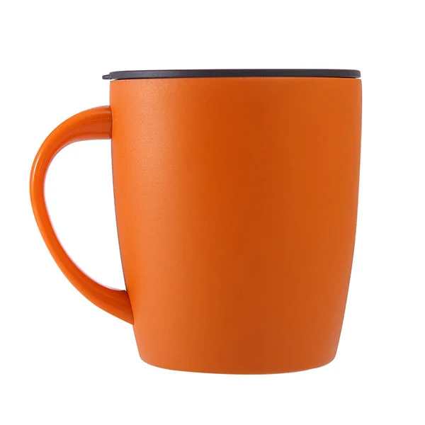 Cană de cafea din oțel inoxidabil cu capac