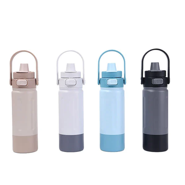 Sticla sport din otel inoxidabil cu maner